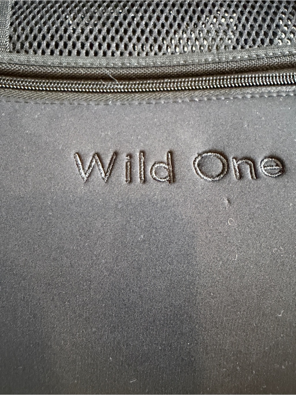 Wild One Black Pet Carrier — Comfortable Travel Bag